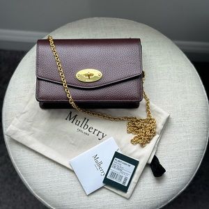 Mulberry Small Darley Oxblood Classic Grain Like New